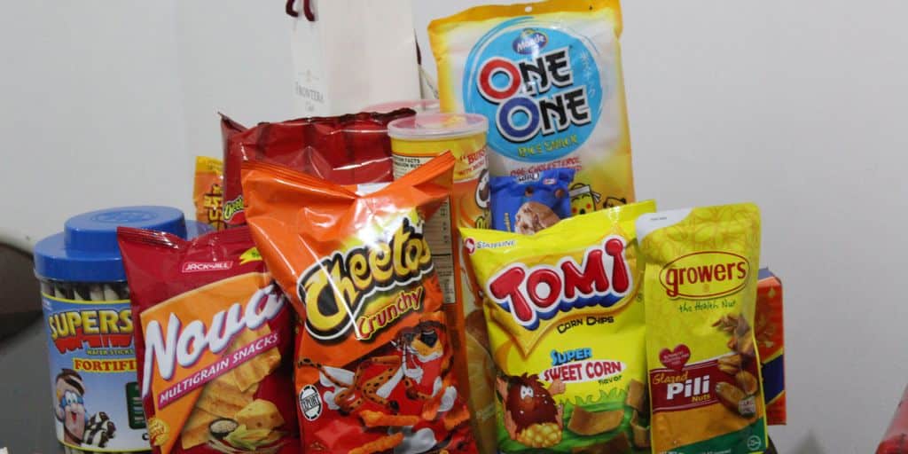 healthy snacks in a clean kitchen