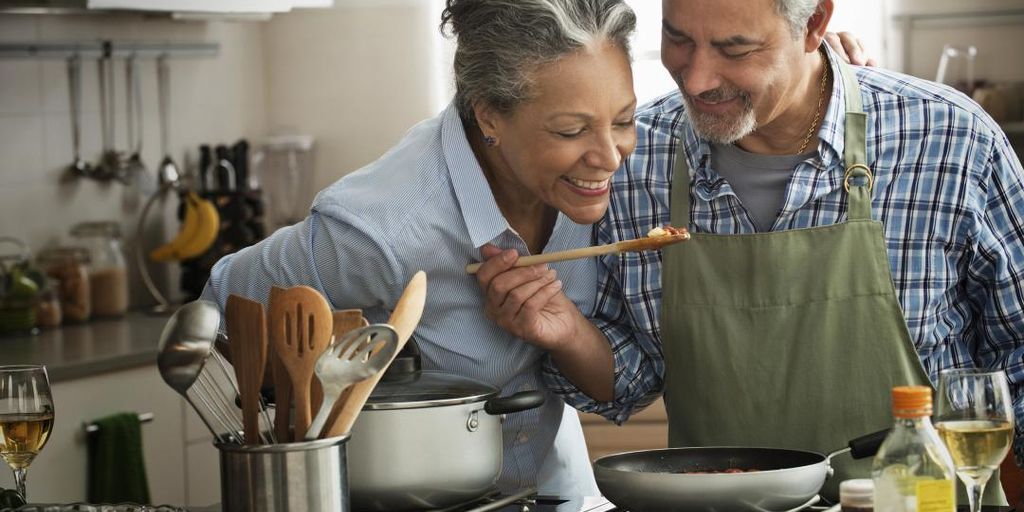 healthy cooking at home kitchen